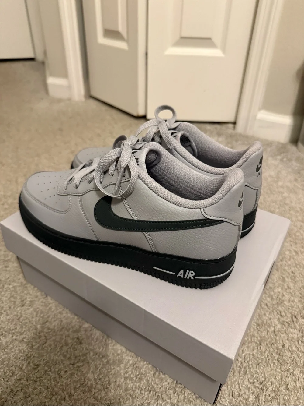 Nike Air Force 1 GS Wolf Grey/Smoke Grey